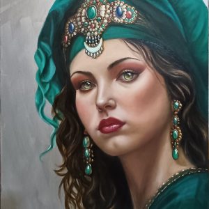 Francesa. 50 x 60 cm.