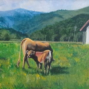 El paseo 50 x 70 cm.